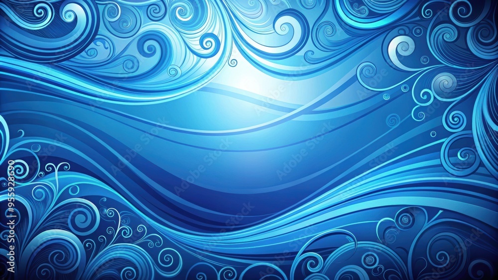 Abstract blue background with swirls and gradients, abstract, blue, background, design, texture, pattern, artistic, backdrop, modern Abstract blue background with swirls and gradients, abstract, blue, background, design, texture, pattern, artistic, backdrop, modern