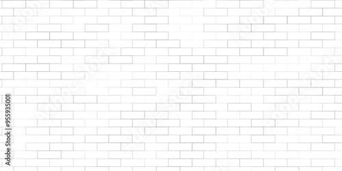 Ceramic white bricks, metro tiles seamless horizontal pattern. Wall or flour for bathroom, kitchen or outdoor. modern subway design, stone material in interior flat