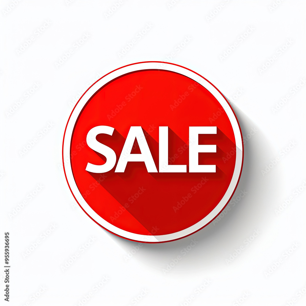 minimalist sale badge on a white background. Sale icon minimalist sale badge on a white background. Sale icon
