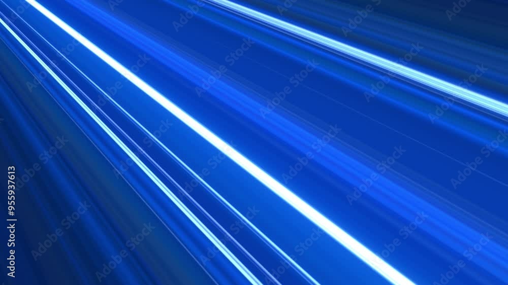 Blue Diagonal Anime Speed Lines. Fast speed neon glowing flashing lines streaks in blue color Blue Diagonal Anime Speed Lines. Fast speed neon glowing flashing lines streaks in blue color