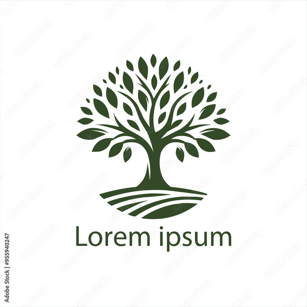 Obraz premium A tree logo for your brand