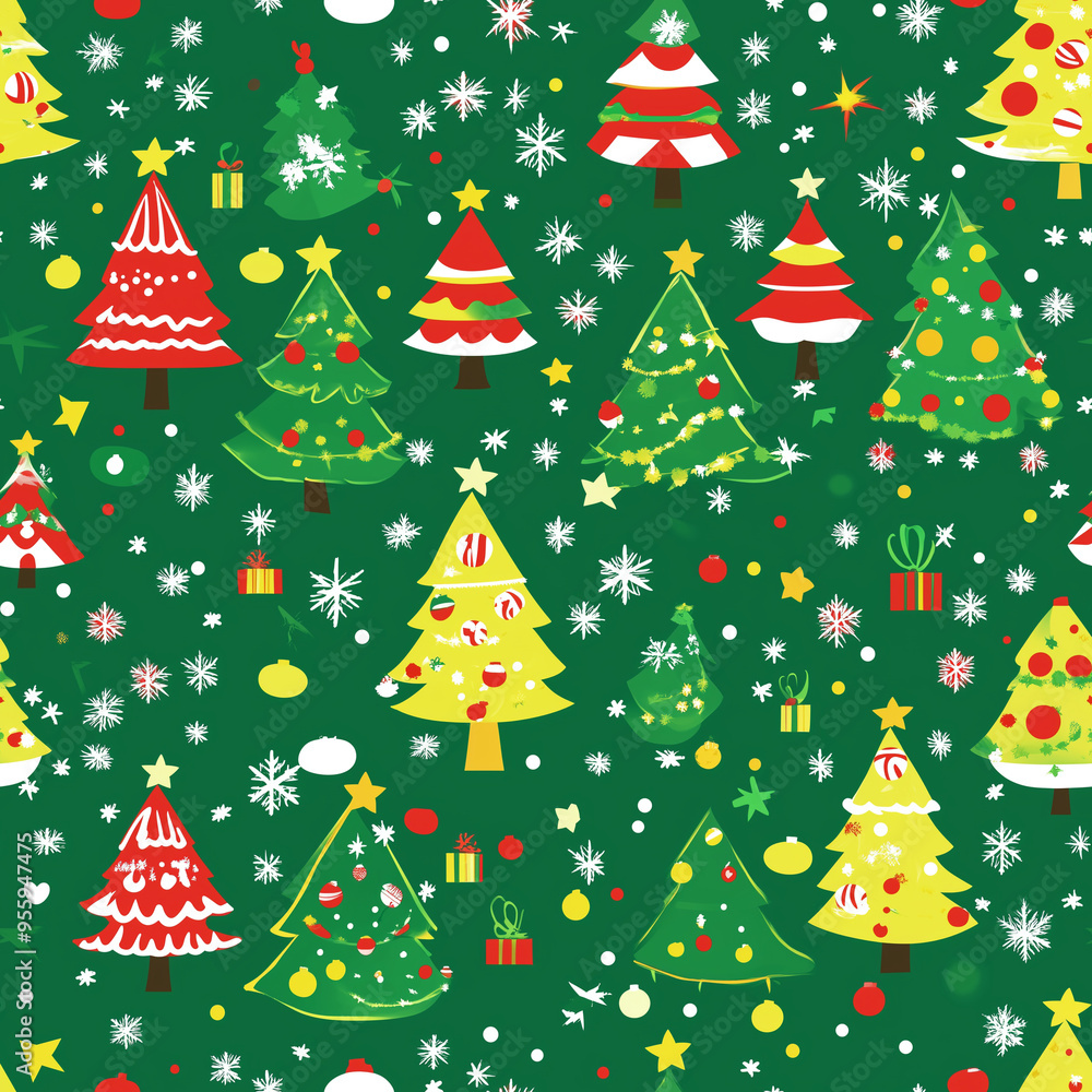 Abstract Christmas Tree Background Pattern Design Abstract Christmas Tree Background Pattern Design