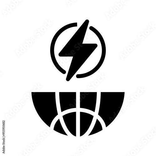 Electrical Earth Icon, Earth Symbol sign design vector illustration  color aditable