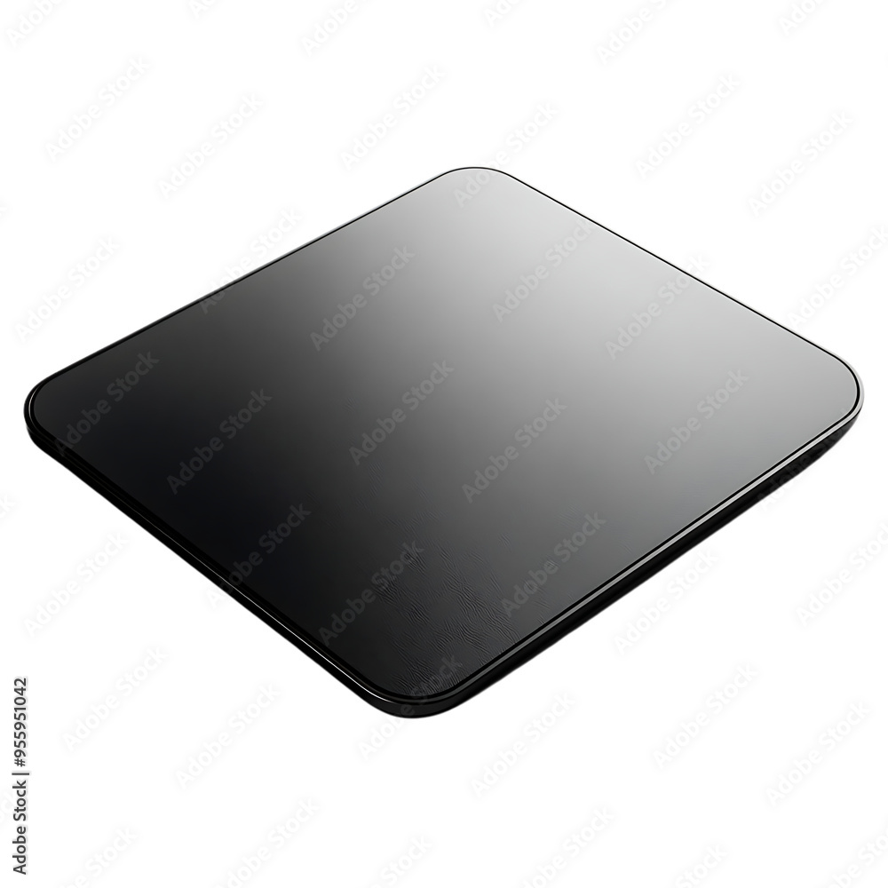 Black Square Mockup with a Transparent Background for Design Presentations Black Square Mockup with a Transparent Background for Design Presentations