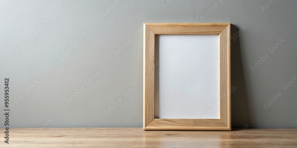 Minimal thin wooden empty frame with a luxurious background, wood, frame, empty, minimal, design, luxury, elegant Minimal thin wooden empty frame with a luxurious background, wood, frame, empty, minimal, design, luxury, elegant