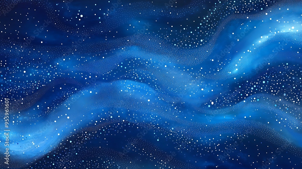 Abstract Blue Bokeh Background Abstract Blue Bokeh Background