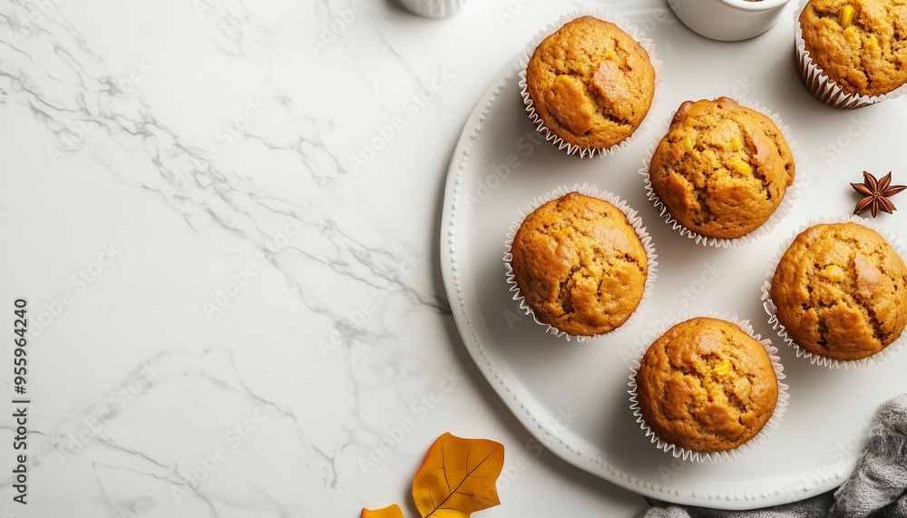 Pumpkin corn muffin snack meal bread homemade on white background Pumpkin corn muffin snack meal bread homemade on white background