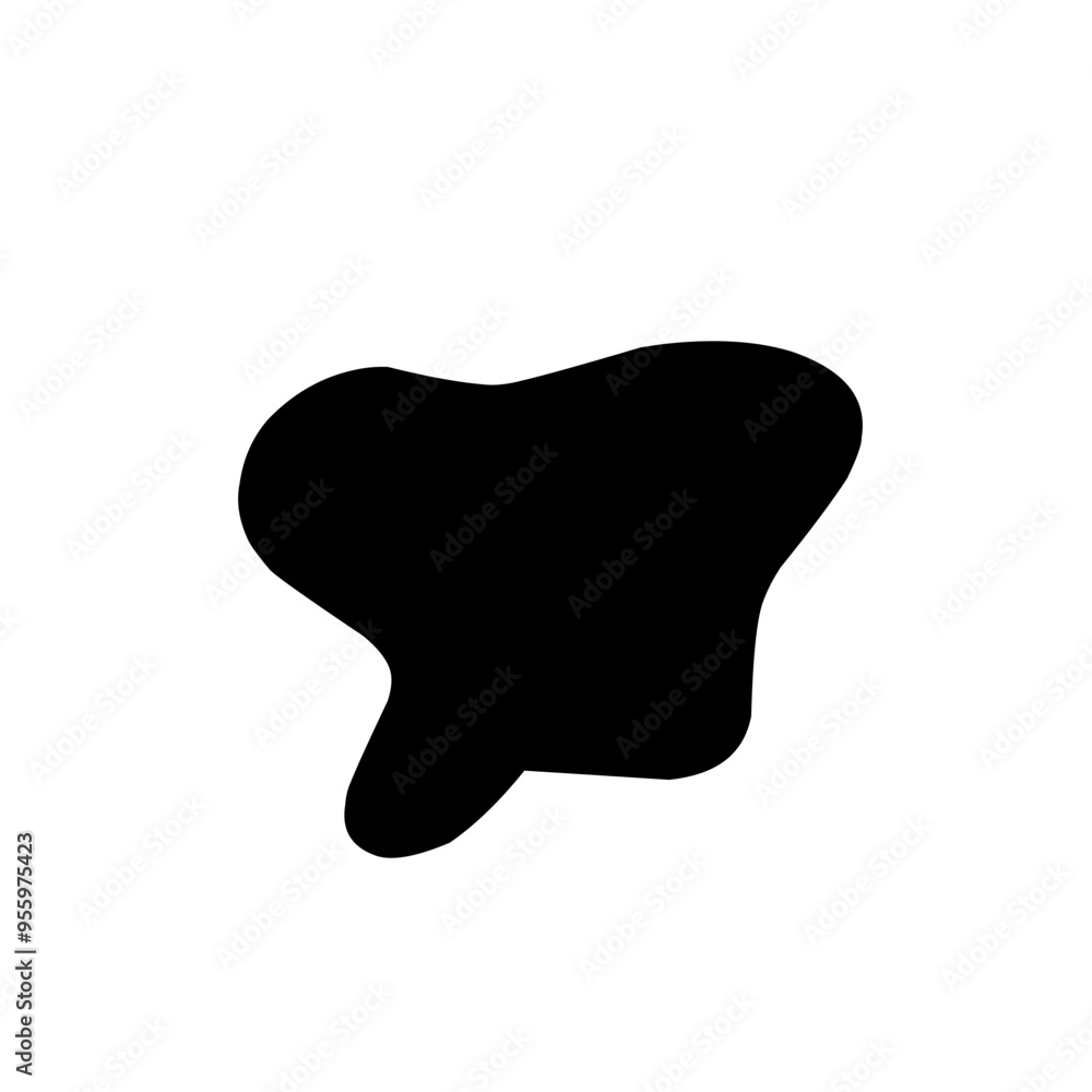 black abstract blob shape black abstract blob shape