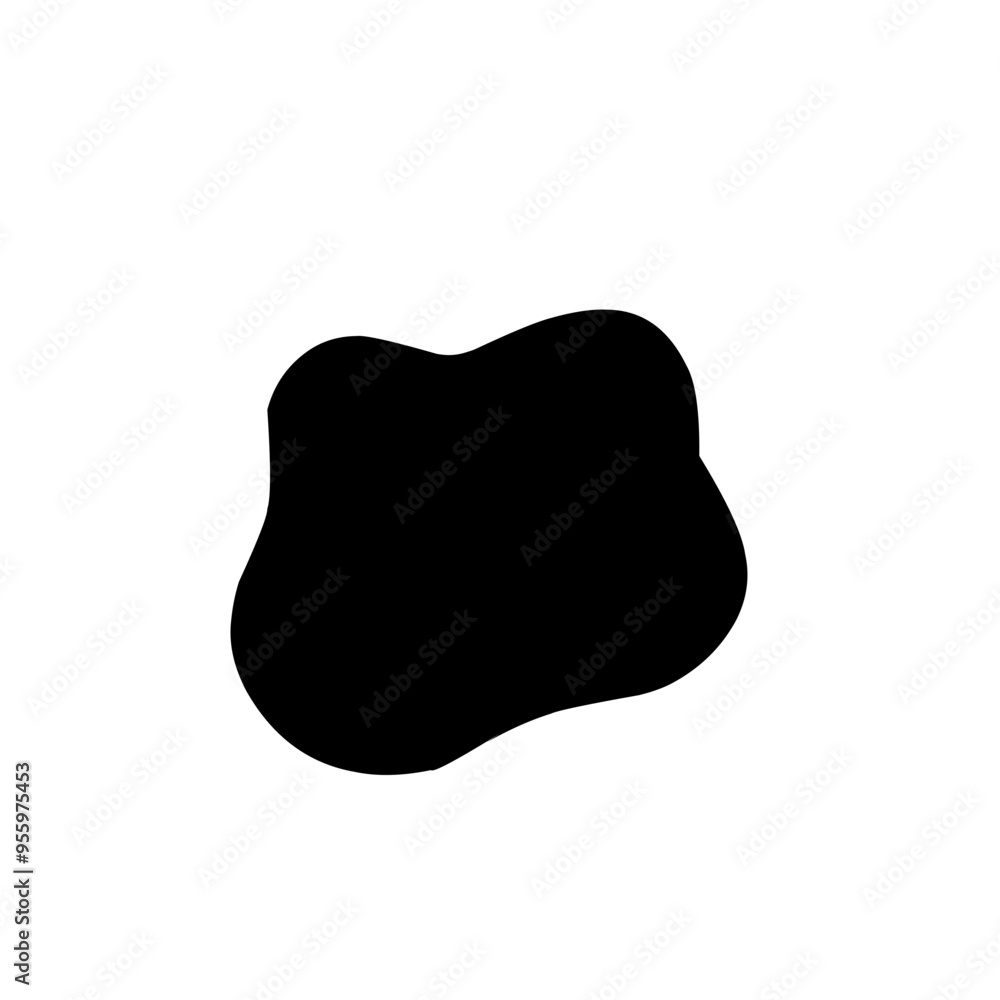 black abstract blob shape black abstract blob shape