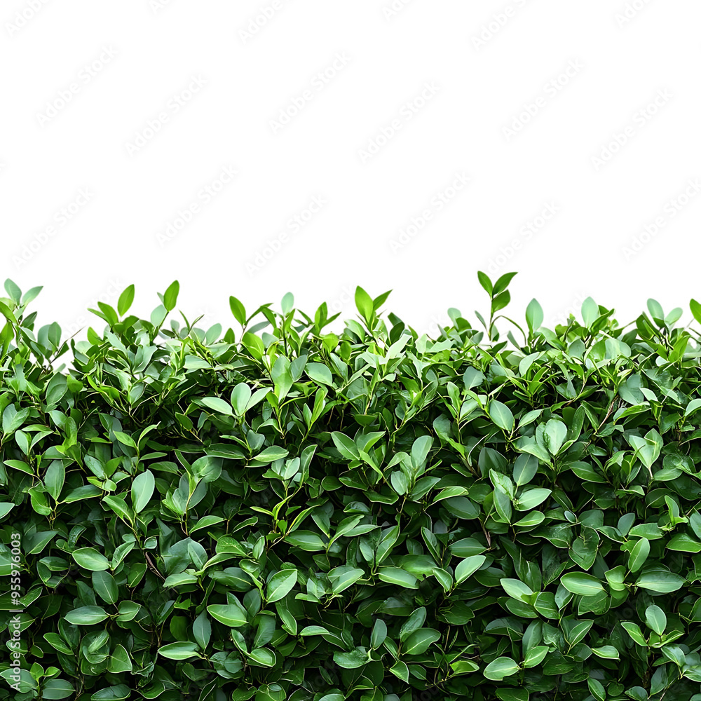 Lush Green Hedge with a Transparent Background for Easy Integration into Your Designs Lush Green Hedge with a Transparent Background for Easy Integration into Your Designs