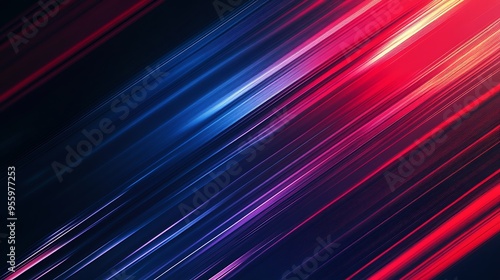 Abstract Diagonal Stripes Background