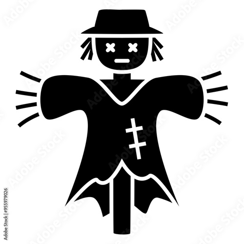scarecrow glyph icon