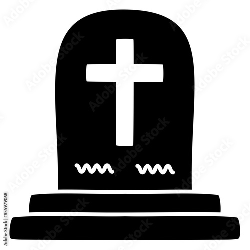 tombstone glyph icon