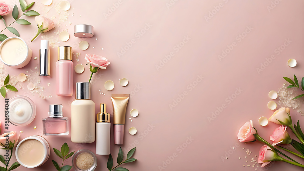 a Nice beauty banner background with copy space