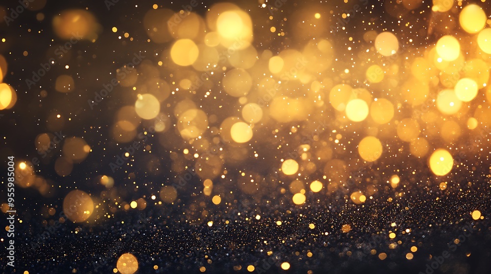 Golden Bokeh Background Golden Bokeh Background