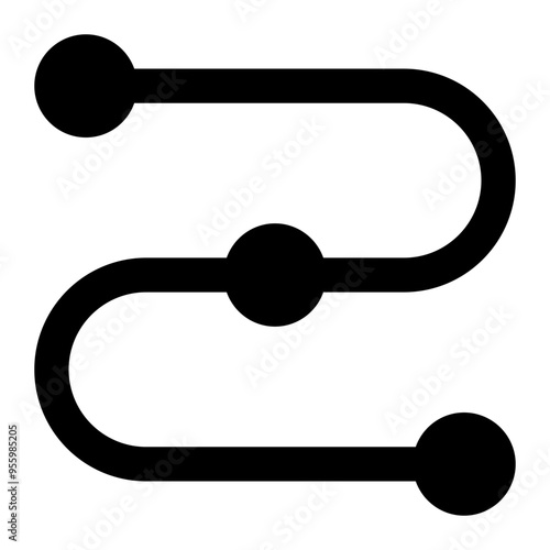 procedures, steps, planning, connected, information system solid or glyph icon