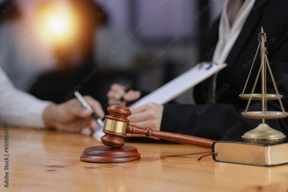 Lawyer or judge consult, Lawyer meeting in office, Lawyer contract and agreement concept. Lawyer or judge consult, Lawyer meeting in office, Lawyer contract and agreement concept.