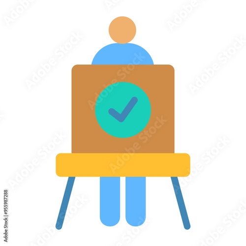 Voting Booth Icon