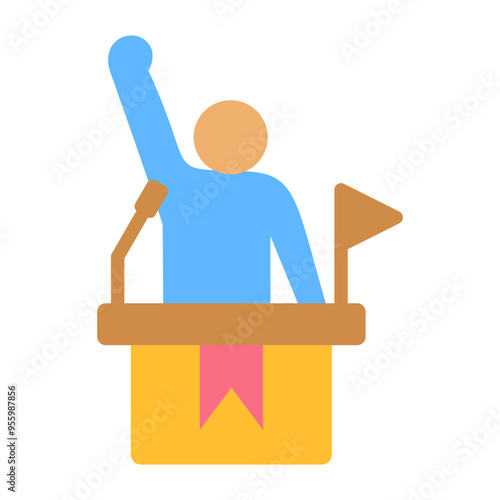 Campaign Speech Icon