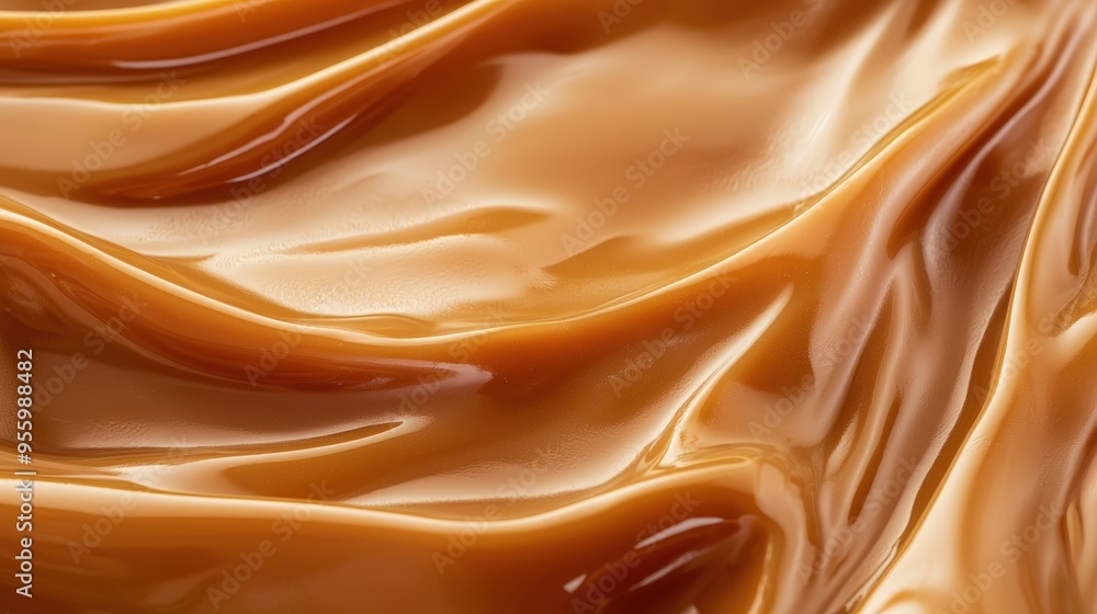 Fototapeta premium Close-up of caramel sauce