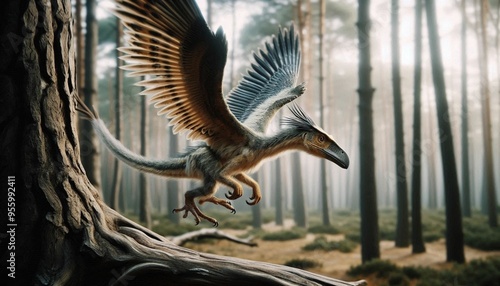 Archaeopteryx Taking Flight photo