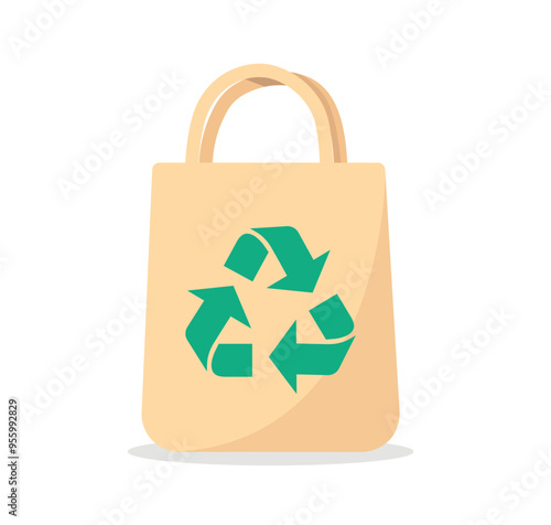 Garbage sorting bag. recycle bag