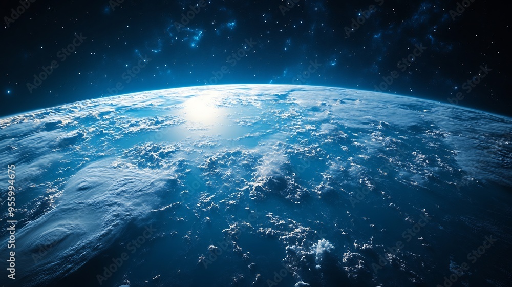 Fototapeta premium Climate models improve accuracy predicting extreme weather patterns helping communities prepare for future environmental changes