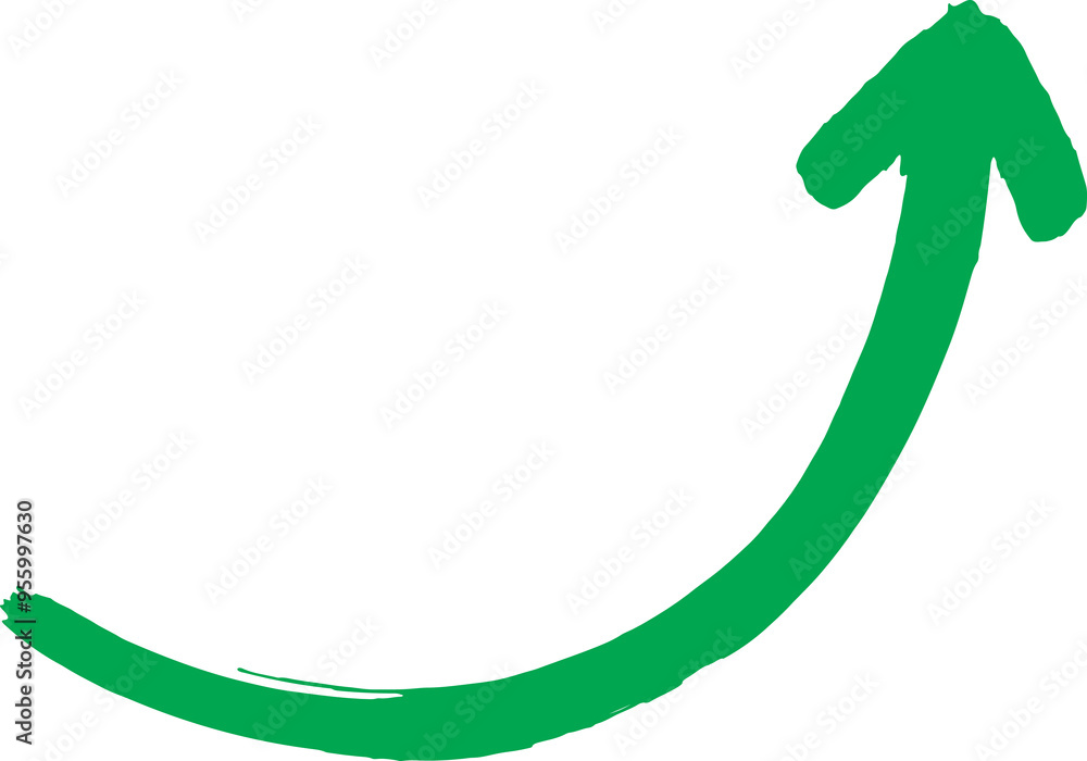Hand drawn green arrow pointing up. drawing watercolor pattern. Isolated on transparent background. with png Hand drawn green arrow pointing up. drawing watercolor pattern. Isolated on transparent background. with png