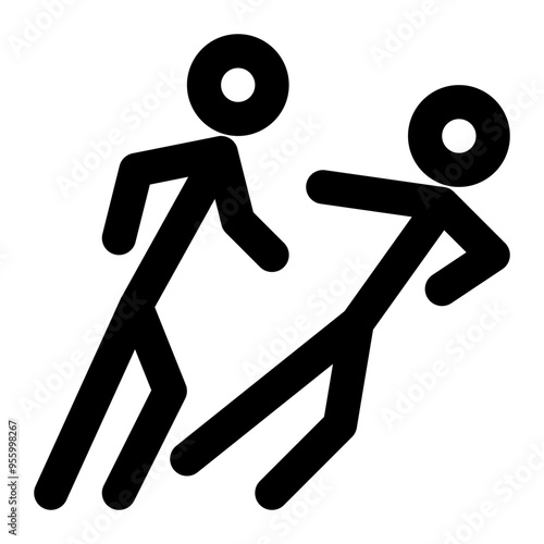 foul, tackle, football, soccer, sport outline icon