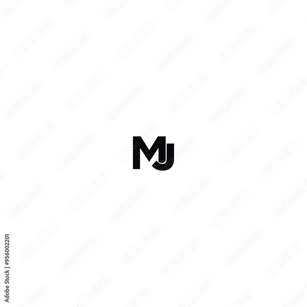 m j Letter Vector Logo Design m j Letter Vector Logo Design