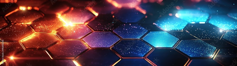 Abstract hexagonal pattern Abstract hexagonal pattern