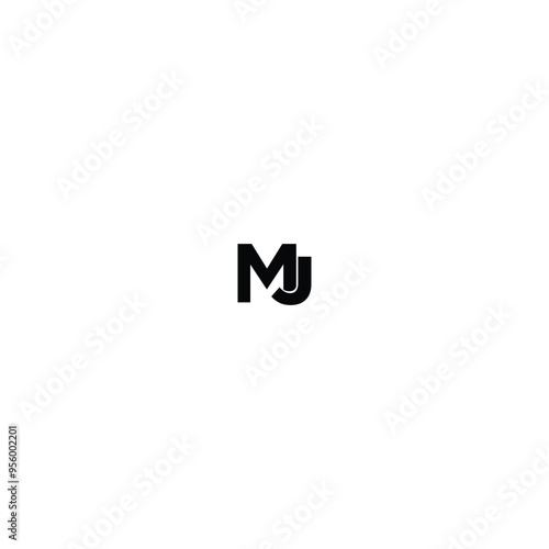 Free Download m j Letter Vector Logo Design - GFXLoad