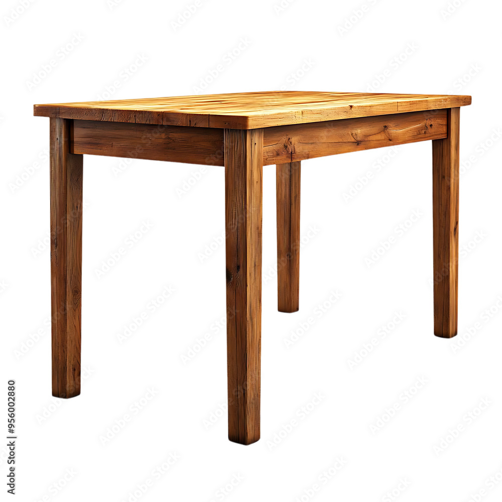 Rustic Wooden Table with Transparent Background, Perfect for Dining or Work, Isolated on Black Background Rustic Wooden Table with Transparent Background, Perfect for Dining or Work, Isolated on Black Background
