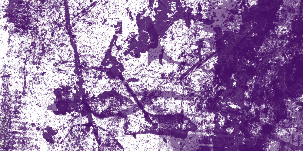 Grungy painted watercolor texture in dark violet abstract cracked concrete vintage old wall background, grungy metal surface with rustic and scratches watercolor abstract white background texture. Grungy painted watercolor texture in dark violet abstract cracked concrete vintage old wall background, grungy metal surface with rustic and scratches watercolor abstract white background texture.