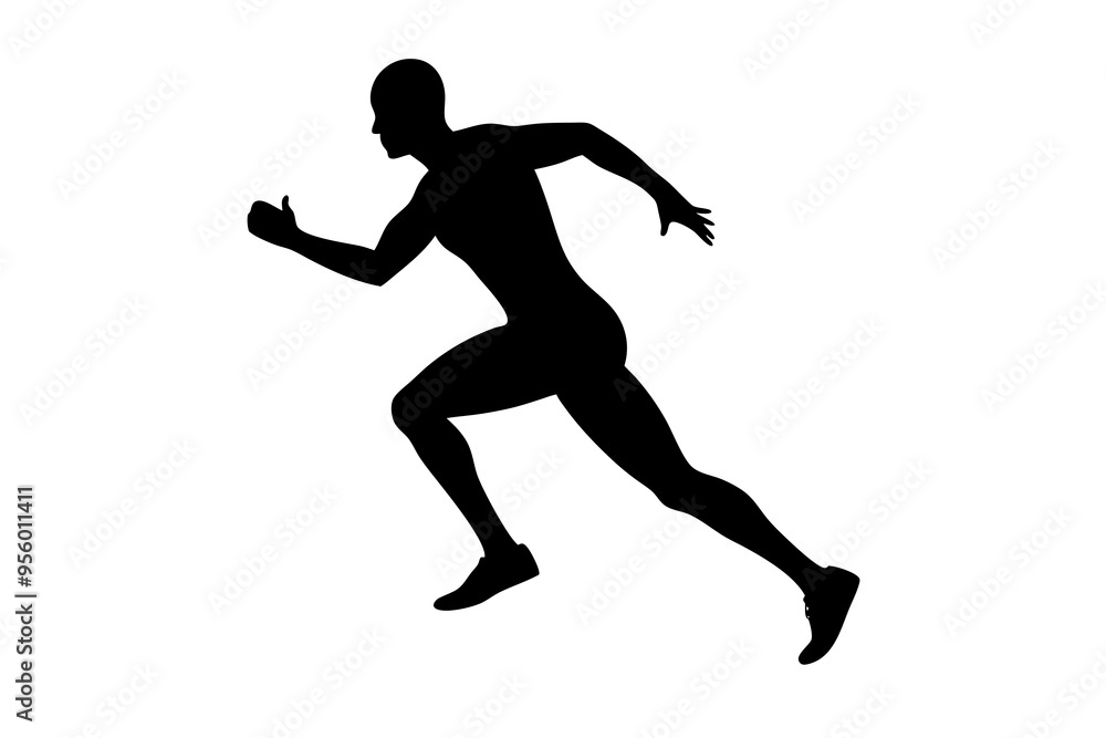 Running men silhouette, Runner silhouette
Running men silhouette, Runner silhouette