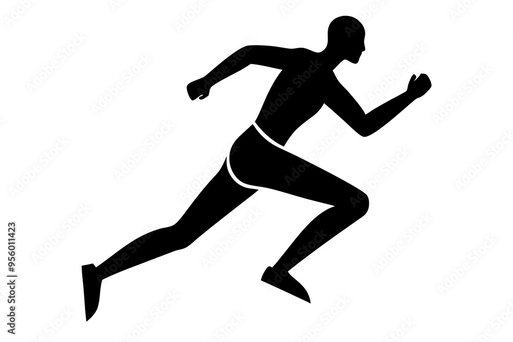Running men silhouette, Runner silhouette
Running men silhouette, Runner silhouette