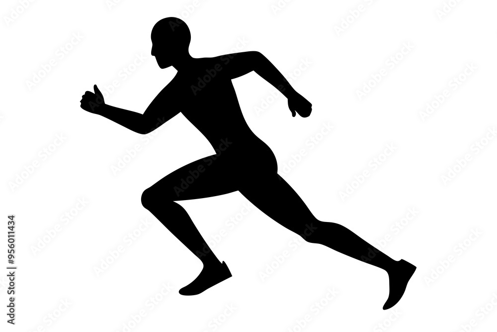 Running men silhouette, Runner silhouette
Running men silhouette, Runner silhouette