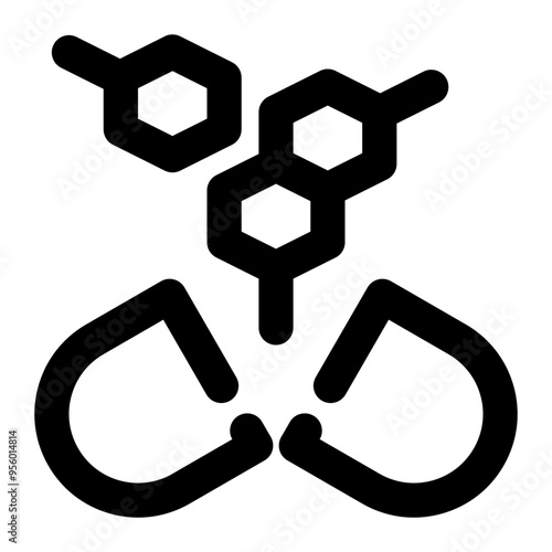 chemistry, medicine, science, pharmacy, pharmaceutical ouline icon