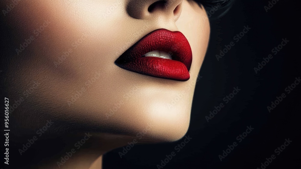 Obraz premium Detailed close-up shot of natural, healthy human skin texture