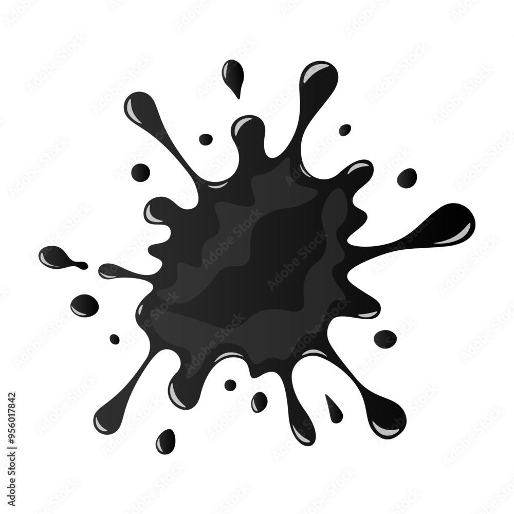 ink splatter vector isolated on white background ink splatter vector isolated on white background