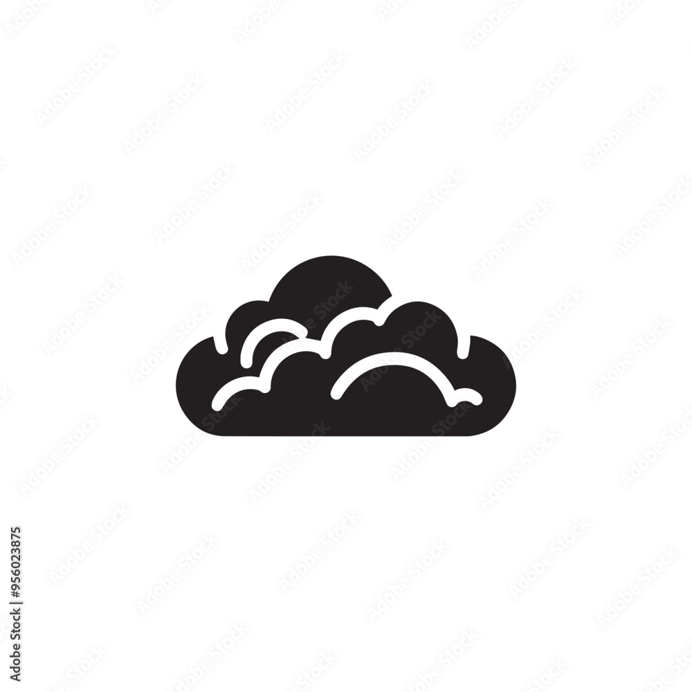CLOUD ICON BLACK VECTOR EPS 10 CLOUD ICON BLACK VECTOR EPS 10