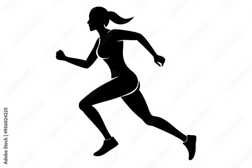 Running women silhouette, Runner silhouette
Running women silhouette, Runner silhouette