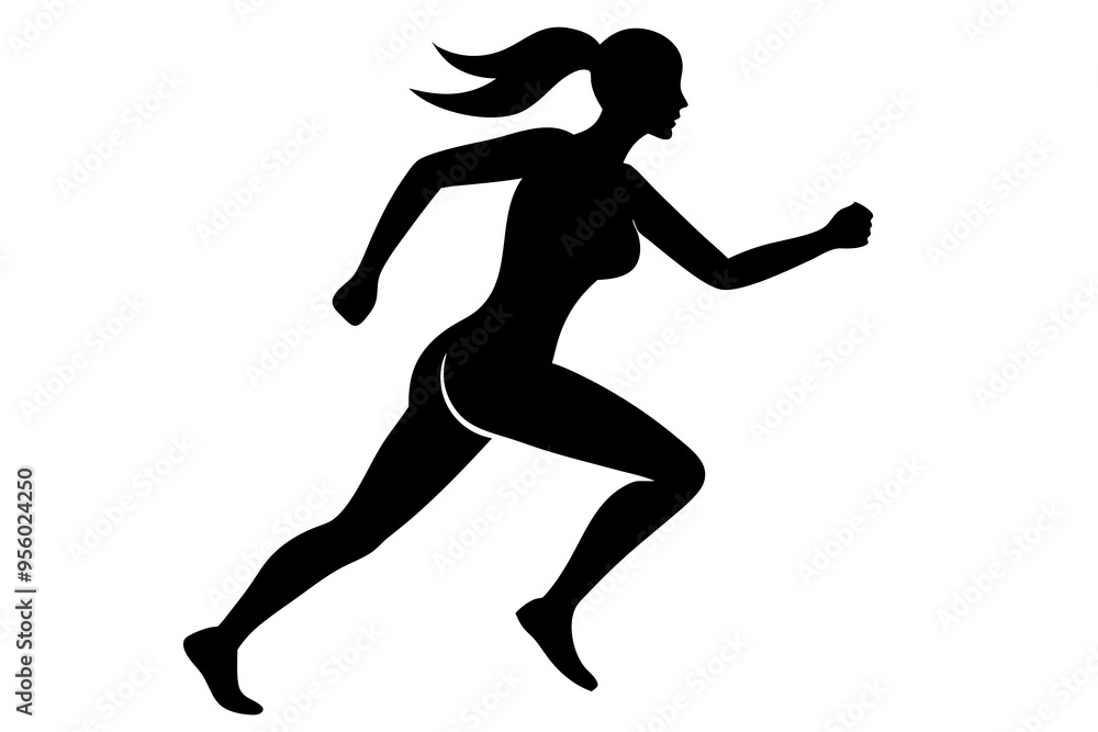 Running women silhouette, Runner silhouette
Running women silhouette, Runner silhouette