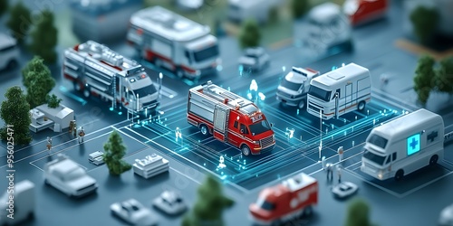 3D network platform that connects first responders, hospitals, and emergency management
