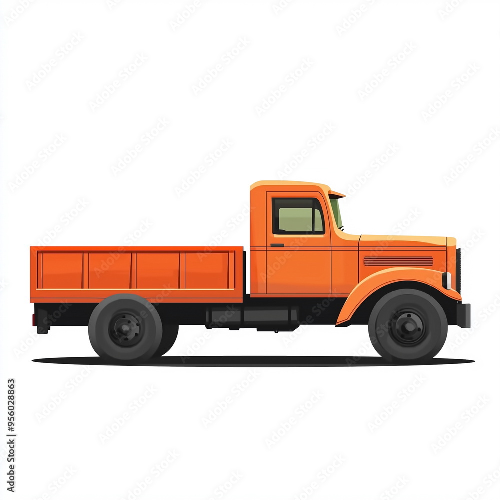 a flat bed truck vehicle a flat bed truck vehicle
