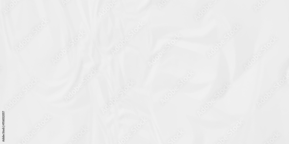 Obraz premium White crumpled paper background texture pattern overlay. wrinkled high resolution arts craft and Seamless white crumpled paper. 