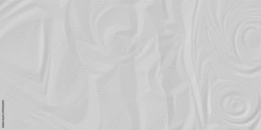 Fototapeta premium White crumpled paper background texture pattern overlay. wrinkled high resolution arts craft and Seamless white crumpled paper. 