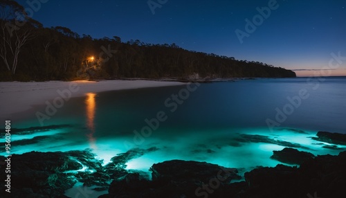 Bioluminescent Beaches (Various locations): Some beaches around the world, like Mosquito Bay in Vieques, Puerto Rico,
