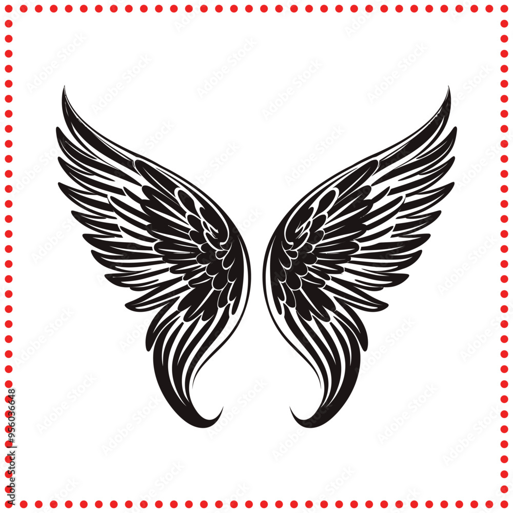 Symbol of Hope The Timeless Elegance of Angel Wings in Modern Art. Symbol of Hope The Timeless Elegance of Angel Wings in Modern Art.