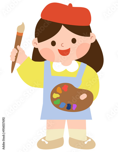 화가,꼬마,미술가,미술